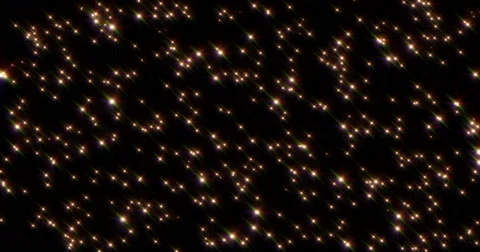 Gold Particle Rain Up  Stock Footage 51931759