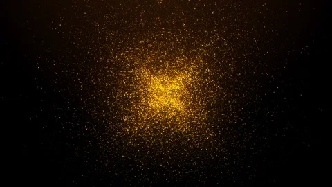 Gold particles abstract background. Stock Footage 130118543