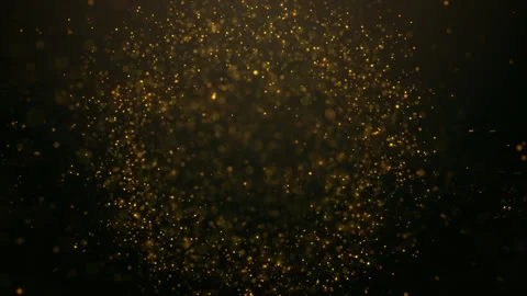 Gold particles abstract background. Stock Footage 245885616