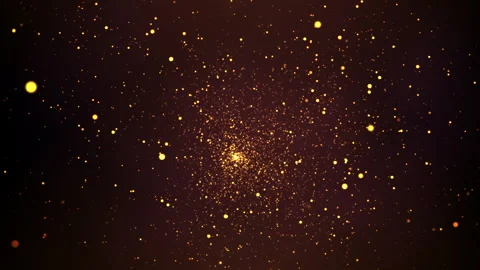 Gold particles abstract background. Stock Footage 246414963