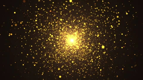 Gold particles abstract background. Stock Footage 246414965