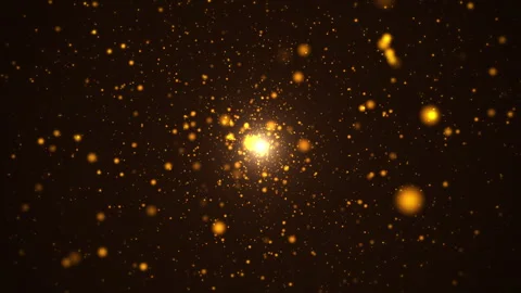 Gold particles abstract background. Stock Footage 247167175