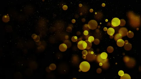 Gold particles abstract background with shining golden. Stock Footage 142515530