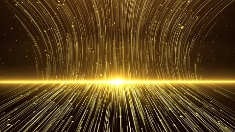 Gold particles abstract background with shining golden floor particles stars Stock Footage 151428540