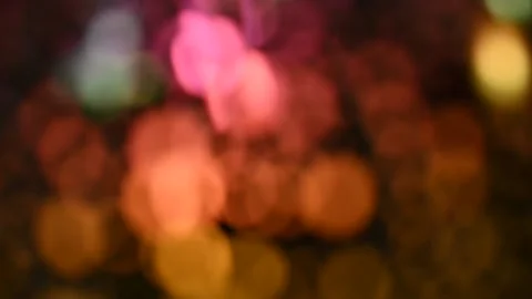 Gold particles abstract background with shining golden Floating Dust Particles Stock Footage 236988156