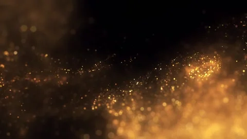 Gold Particles Abstract Backgrounds Stock Footage 229498775