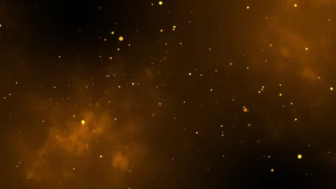 Gold particles, abstract light, dust background, Stock Footage 245060001