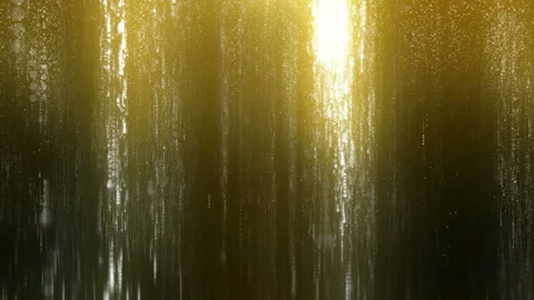Gold particles abstract rain background wall Stock-Footage 86626049