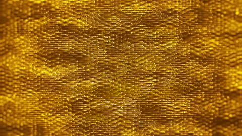 Gold Particles and Horizontal Lines Stock Footage 152944637