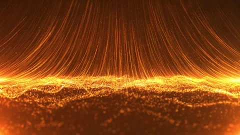 Gold Particles Awards Backgrond 動画素材 336856608