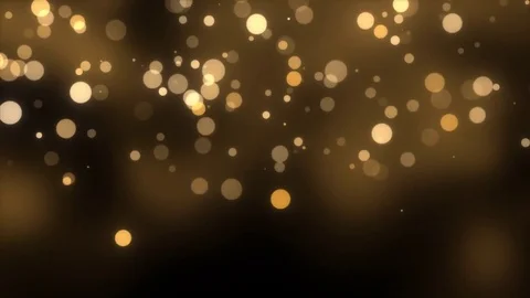 Gold particles background (bokeh) Stock Footage 81752185