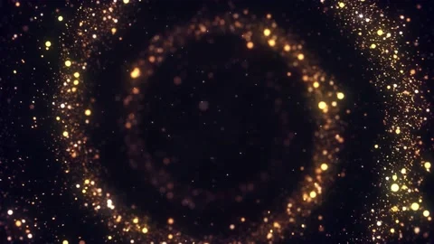 Gold Particles Background, floating gold particles background Stock Footage 164145220