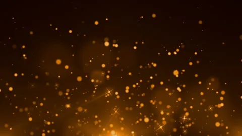 Gold Particles Background Stock Footage 86994999