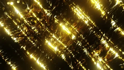 Gold particles background, Golden flag , Gold light background Stock Footage 219991947
