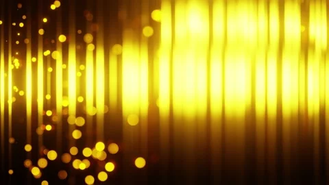 Gold particles background, Yellow light background Stock Footage 219935038