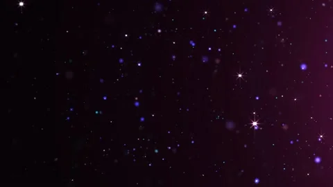 Gold Particles on Black Background. Bokeh Shiny Particles Loop Animation. Stock Footage 164470135