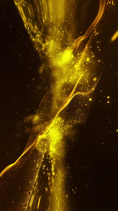 Gold particles on a black background Stock-Footage 243247430