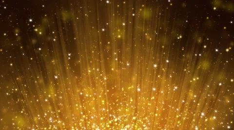 Gold Particles Bokeh Stock Footage 49597703