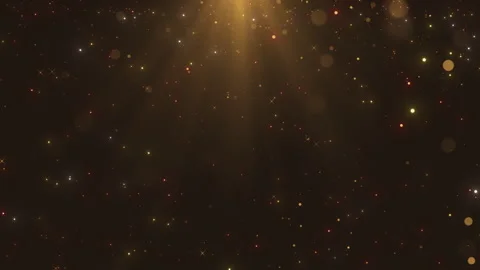 Gold Particles Falling Glittering Clean Seamless Background. Abstract Golden Stock-Footage 316897897