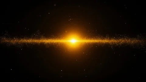 Gold particles flare abstract background. Stock Footage 127967028