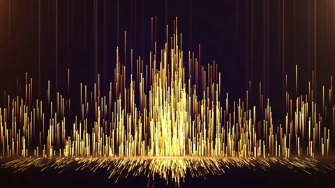 Gold Particles Stock Footage 166953627