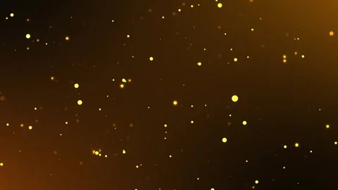 Gold Particles Stock Footage 254608292