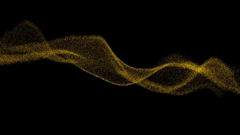 Gold particles glitter background. Stock Footage 129660587