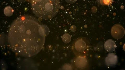 Gold particles Stock Illustration