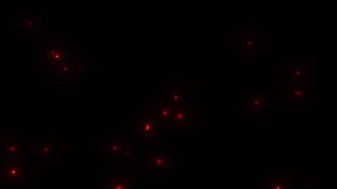 Gold particles move, wave lines fly, fast energy, with strobe lights.  Stock Footage 263954665