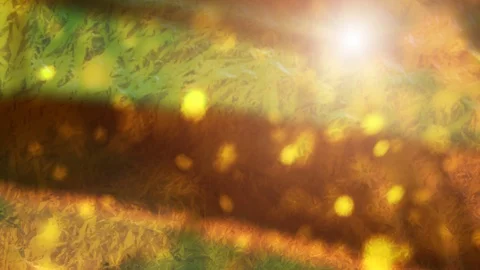 Gold Particles Moving Background. Stock Footage 119981459