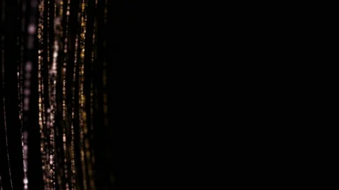 Gold Particles Moving Background Stock Footage 171052684