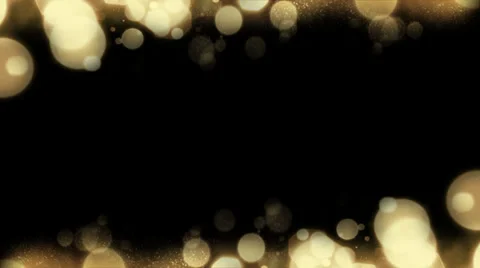 Gold Particles Overlay Stock Footage 39743147