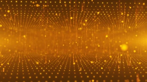 Gold particles perspective abstract background. Stock Footage 122520104