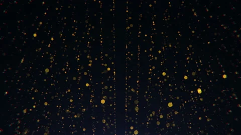Gold particles  rain awards abstract background wall 스톡 동영상 86603889