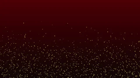 Gold particles in seamless loop float and shimmer against brown gradient 4k Stock Footage 294092986