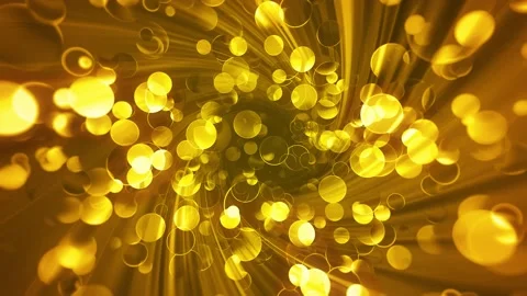 Gold Particles Swirl Video stock 153107766