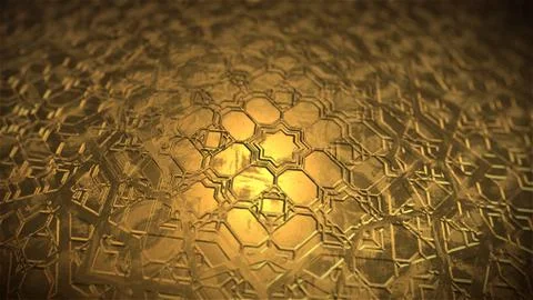 Gold Pattern Background Stock Photos
