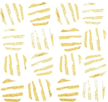 Gold pattern with ethnic elements Stock Illustration