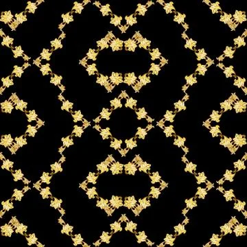 Gold pattern Stock Illustration