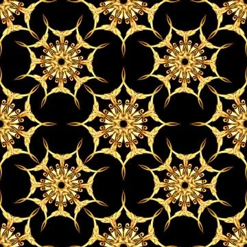 Gold pattern Illustrazione stock