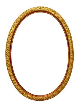 Gold-patterned frame for a picture gold-patterned frame for a picture on a... Stock Photos