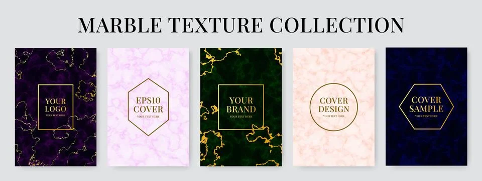 Gold patterns set. Luxury abstract black and white background, geometric modern Stock Illustration