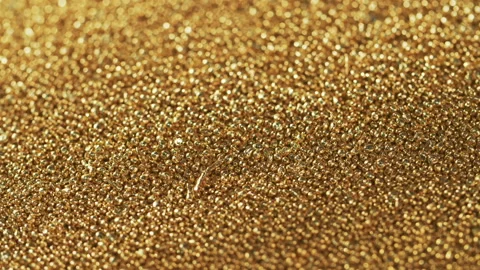 Gold Pellets 스톡 동영상 230450925