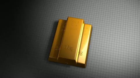 Gold performance chart Stock Footage 11115053