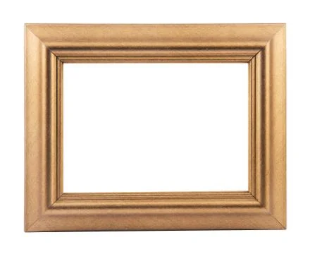 Gold Picture Frame Stock Photos