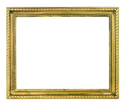 Gold Picture Frame Stock Photos
