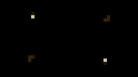 Gold Pixelated Glitter Particles Abstract Dark Background Animation Video stock 347144740