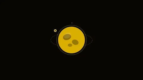 Gold Planet Earth Orbit Protect Eco Green Animation Loop Stock Footage 342610384