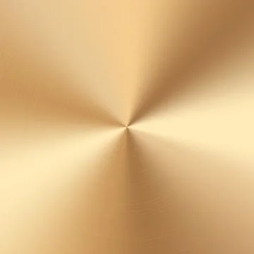 Gold plate with a conical gradient Stock-Illustration