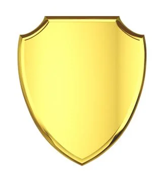 Gold plate. Stock Illustration